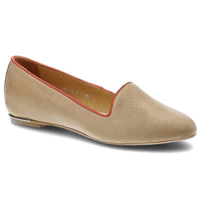 Ballerinas CARINII - B2128_-626-741-000-846 Montana Beige / Ferro 1201