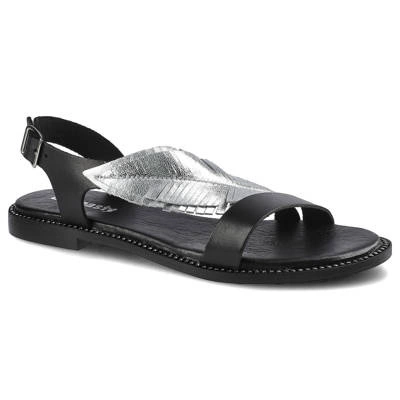 Sandalen DWUNASTY SHOES - 900/2 Czarny+Srebro