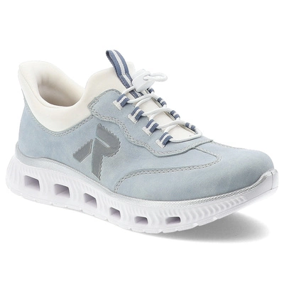 Halbschuhe RIEKER - M6071-12 Blue