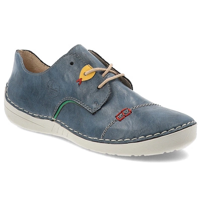Halbschuhe RIEKER - 52528-14 Blue