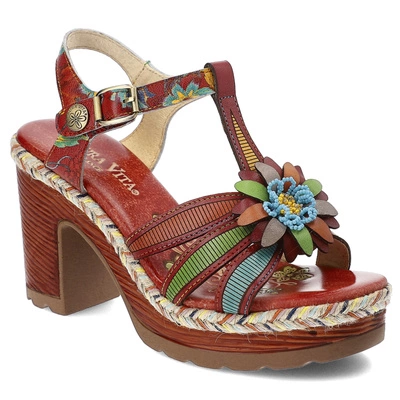 Sandalen LAURA VITA - Jacao 23 CX266-23 Rote