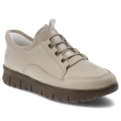 Halbschuhe RIEKER - N1357-60 Beige