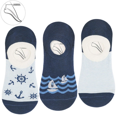 Ballerinas MORAJ 3 Pary - CDM200-209 Mix Kolor