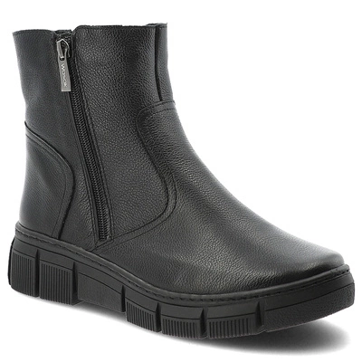 Stiefeletten WASAK - 0730 Czarny Groszek/Wełna