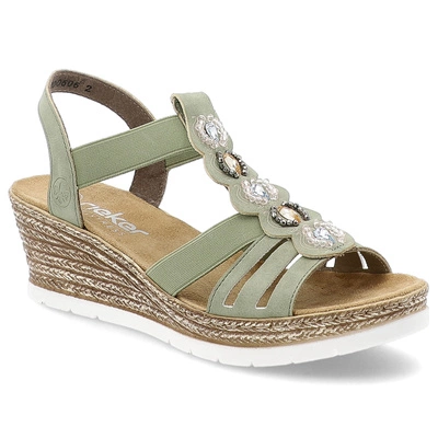 Sandalen RIEKER - 619B2-52 Green