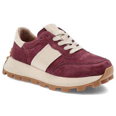 Sneakers FILIPPO - DP7112/25 BG Bordowy