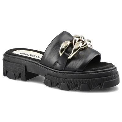 Pantoletten KARINO - 3957/076-P Schwarz