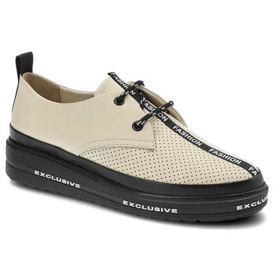 Halbschuhe RAVINI - 195.500 Ecru 05FSN T 019Syhexc