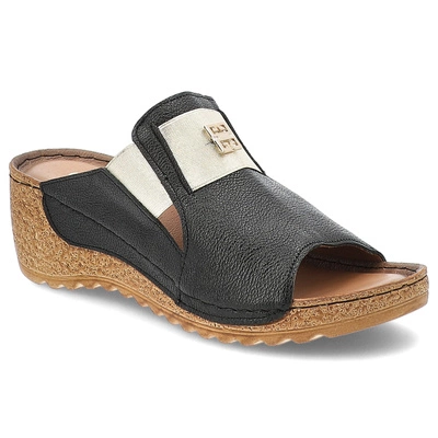 Flip-Flops ARMODO - 50109 V.Czarny/Złoty