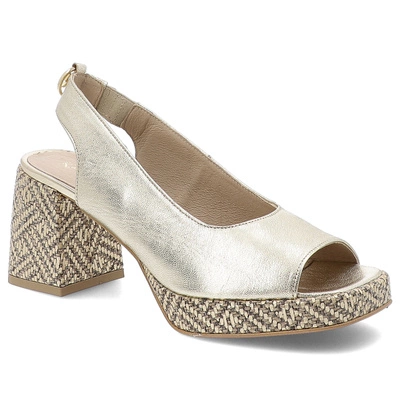 Sandalen KARINO - 4546/112-P Złoty/Lico