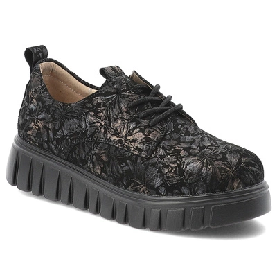 Sneakers FILIPPO - DP6846/25 BK FL Czarny Kwiaty