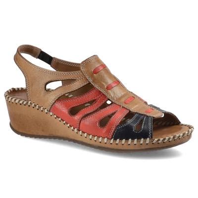 Sandalen LANQIER - 38C750 Brown/Blue/Red