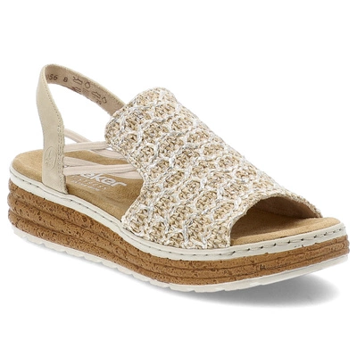 Sandalen RIEKER - 62741-60 Beige