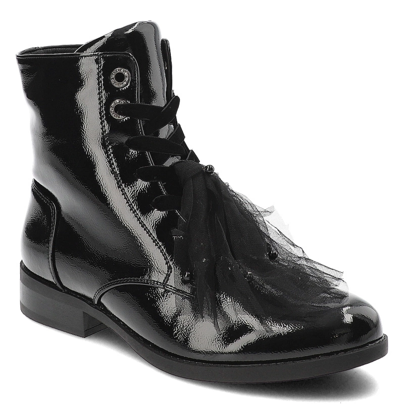 S Barski Stiefeletten Schwarz Mit Fell Women's Black Palile