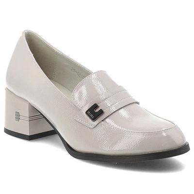 Halbschuhe VINCEZA - 18105 GR PT Szary Lakier