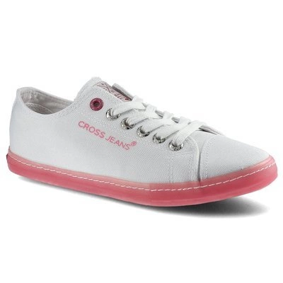 Turnschuhe CROSS JEANS - FF2R4075C Weiß/Rosa