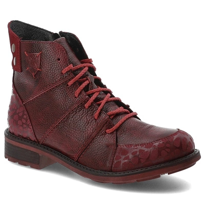 Schnürschuhe MACIEJKA - 07047-08/00-8 Czerwony