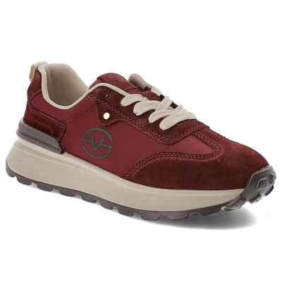 Sneakers VINCEZA - 41491 BU Bordowy/Skóra