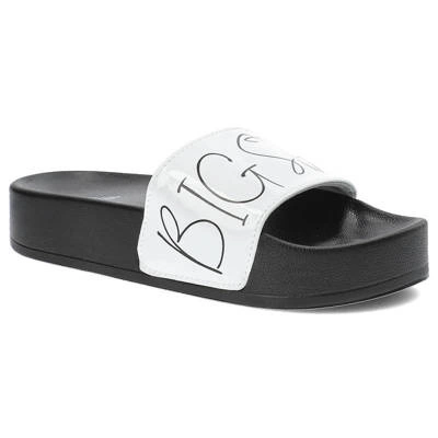 Pantoletten BIG STAR - JJ274A275 Schwarz/Weiß