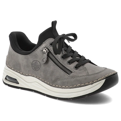Halbschuhe RIEKER - 44567-42 Grey