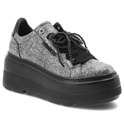 Sneakers CHEBELLO - 4658_-531-000-PSK-S332 Czarno/Srebrny
