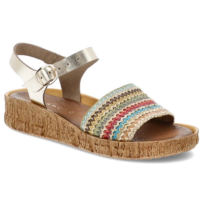 Sandalen ARMODO - 40447 Bf.Złoto+Plec.Beż