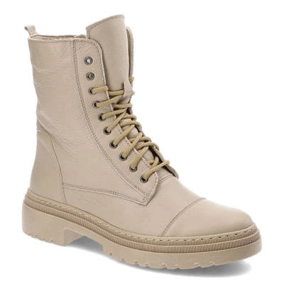 Stiefeletten WASAK - 0640 Ecru Groszek