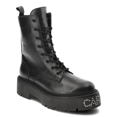 Stiefeletten CARINII - B9873_-E50-000-000-G58 Czarny