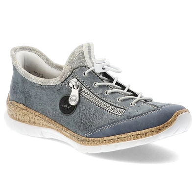 Halbschuhe RIEKER - N42F2-14 Blue