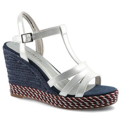 Sandalen TAMARIS - 1-28372-24 127 Wht Met.Comb