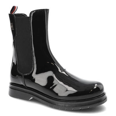 Stiefeletten TOMMY HILFIGER - T4A5-32408-0775999-Chelsea Boot Black 999