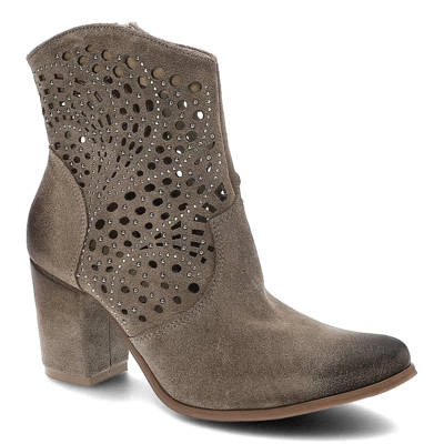 Cowboystiefel EXQUISITE - 1300 Taupe Welur