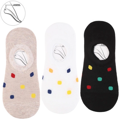 Ballerinas MORAJ 3 Pary - CDB200-130 Mix Kolor