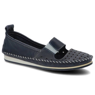 Halbschuhe LANQIER - 38C1154 Navy Blue