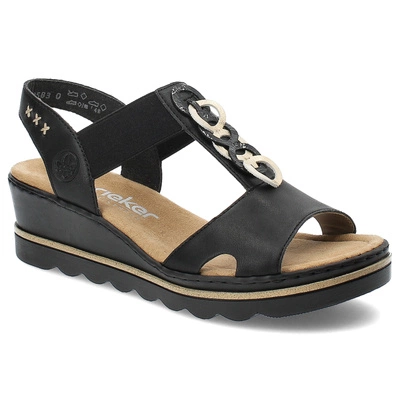 Sandalen RIEKER - 67498-00 Schwarze