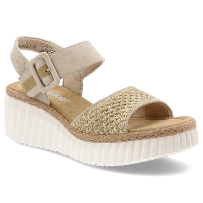 Sandalen RIEKER - 69176-62 Beige