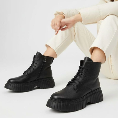 Stiefeletten ARMODO - 60463 V.Czarny+Cn.