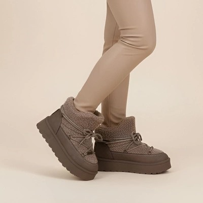 Schneestiefel BIG STAR - SS274112 Brąz