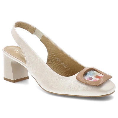 Sandalen ESPIRITO by DAREX - OP-157/1 Perła Groszek