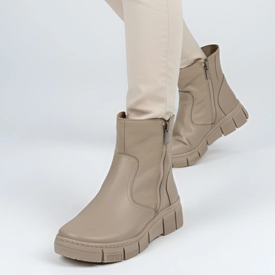 Stiefeletten WASAK - 0730 Latte Groszek/Wełna