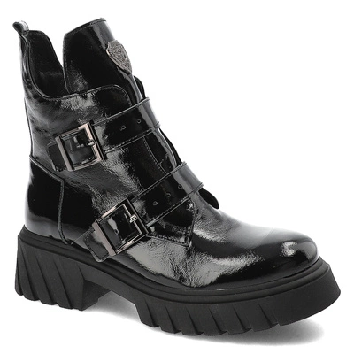 Stiefeletten ARMODO - 60482 Naplak Czarny+Cn.