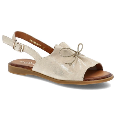 Sandalen CAMBELL - 25-00657GD Złoty