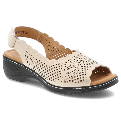 Sandalen VINCEZA - 66738 BE Beżowy