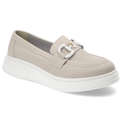 Mokassins S.BARSKI - LR720 Beige