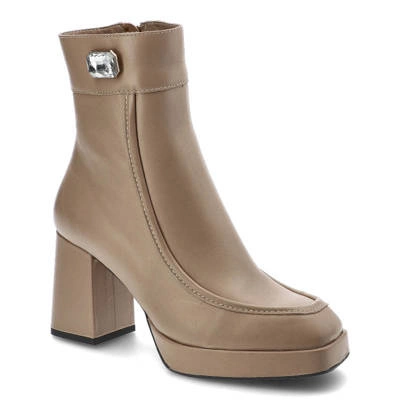 Stiefeletten SIMEN - 5589A Ns Beige/Kryształ