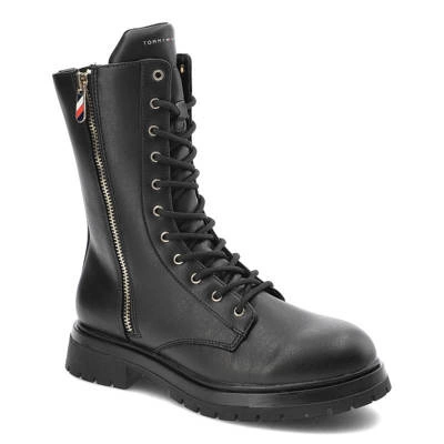 Stiefeletten TOMMY HILFIGER - T3A5-32381-1355999-Lace-Up Bootie Black 999