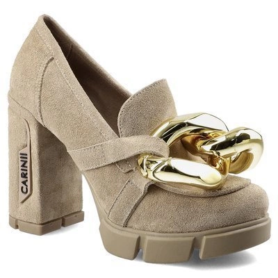 Halbschuhe CARINII - B7322_-O17-000-000-E36 Beige