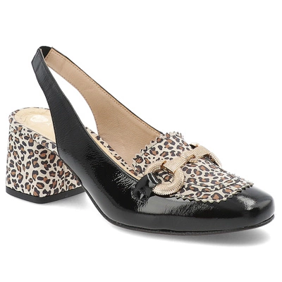 Sandalen ARMODO - 1374 Czarny Panterka 272/3205
