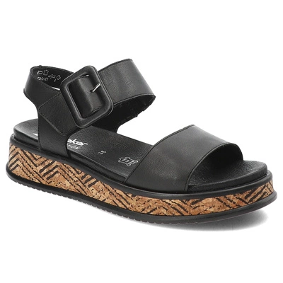 Sandalen RIEKER - W0800-00 Schwarze