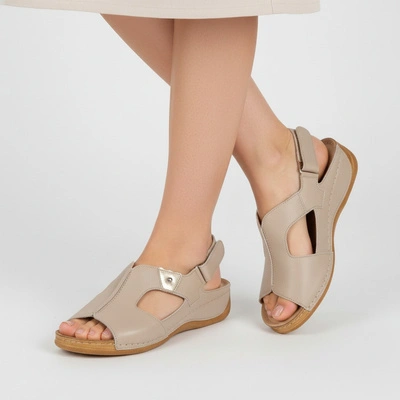 Sandalen ARMODO - 5-0774-087 Vanilia Verona/Złoto